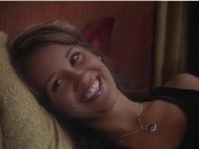 Diane Smiling on HOH bed